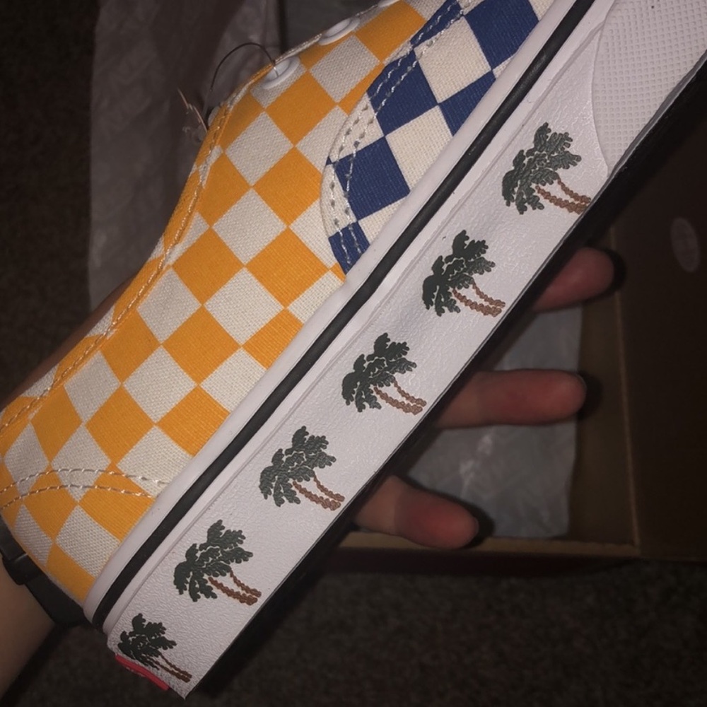 🌴 {RARE} Vans Sidewall Checkerboard Sneakers - Picture 5 of 8